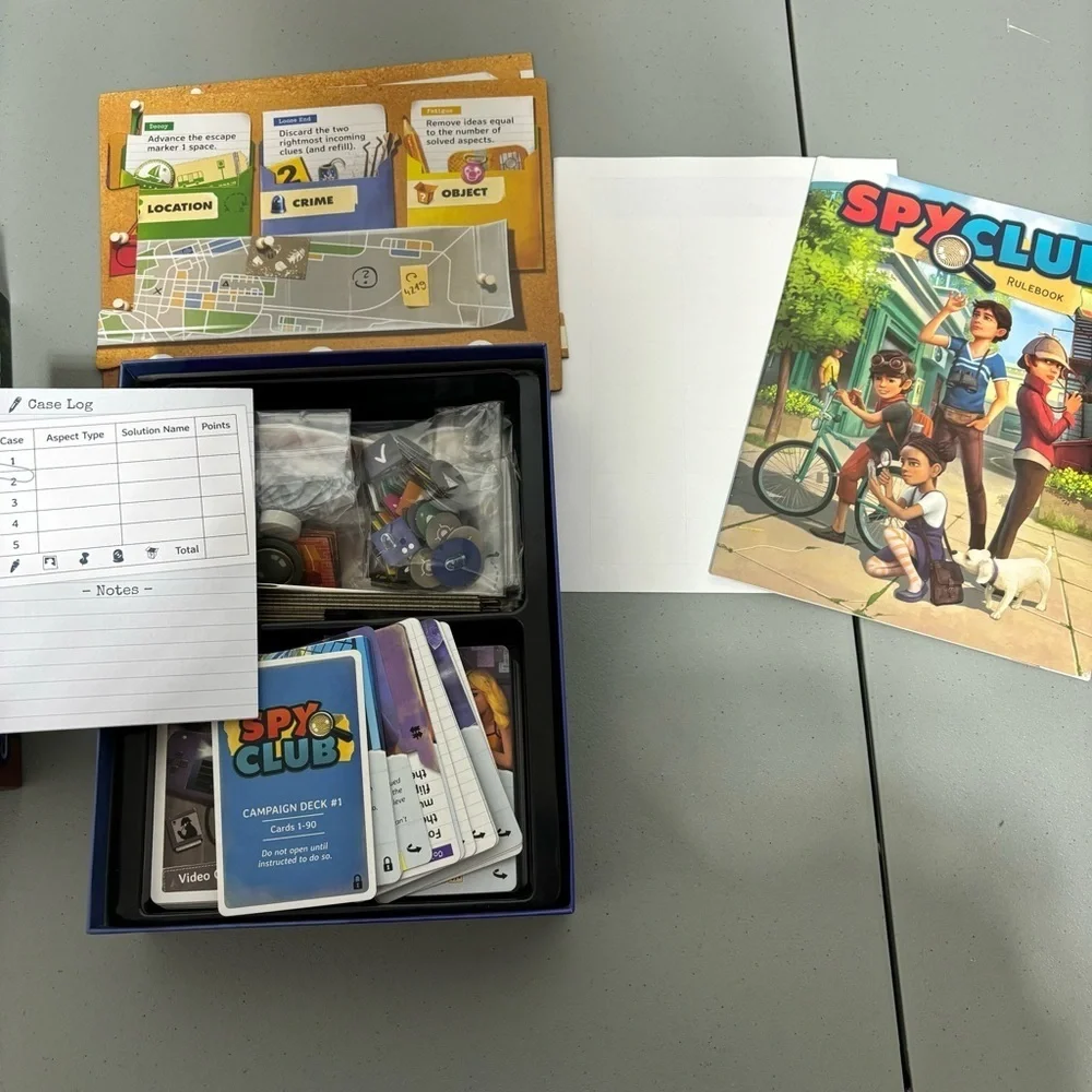Spy Club Board Game A Mosaic Game Foxtrot Renegade Game Studios 10+ 2-4 Players